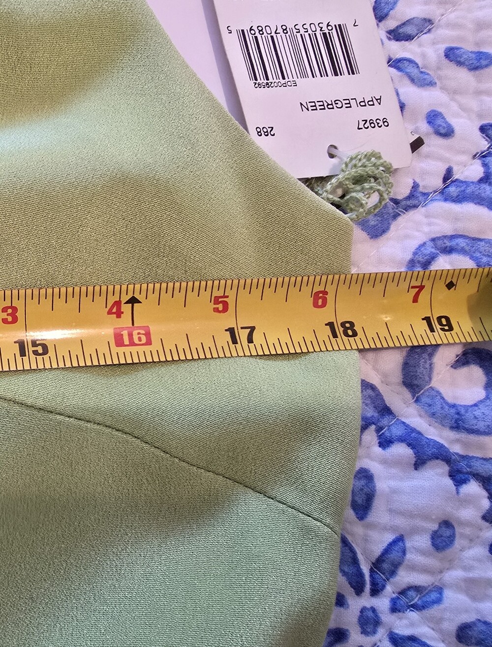 Apple Green Shift Dress - Elegant Women's Dress 100% Silk - Picture 7 of 8